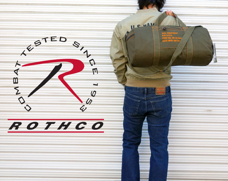 ボストンバッグ メンズ 2WAY ショルダー ROTHCO ロスコ プリント