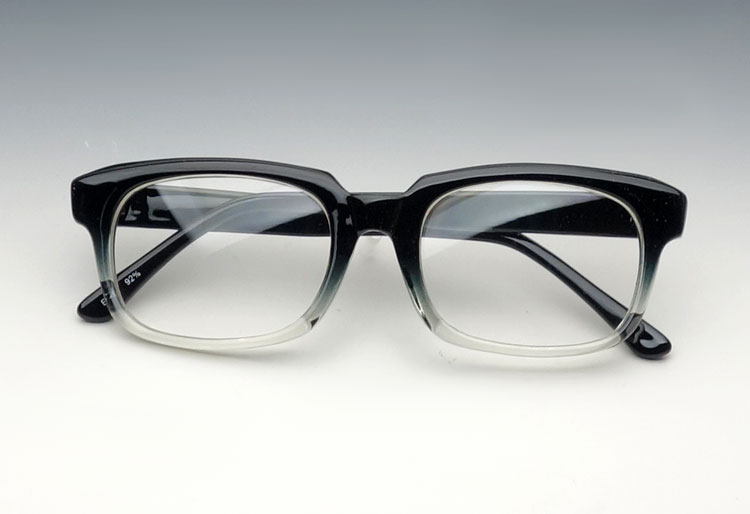 フランス製品 ツートンカラースクエア眼鏡 - サングラス/メガネ