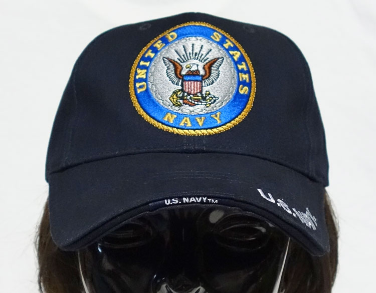 ミリタリーキャップ 帽子 メンズ U.S.NAVY エンブレム 刺繍 ROTHCO