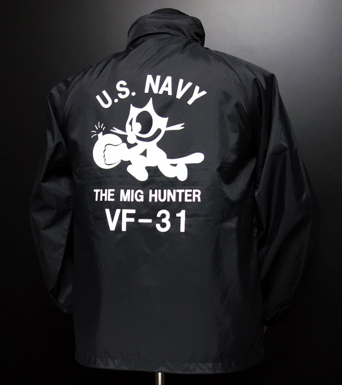米海軍NAVY THE MAVERICKS OUTSIDERWORKS ミリタリージャケット ブラック