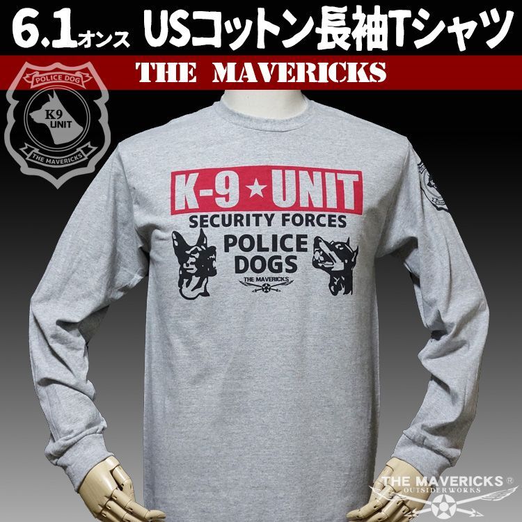 ミリタリー 長袖 ロング Tシャツ メンズ THE MAVERICKS ブランド